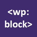WordPress block markup